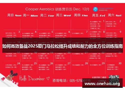 如何高效备战2025厦门马拉松提升成绩和耐力的全方位训练指南 如何高效备战2025厦门马拉松提升成绩和耐力的全方位训练指南
