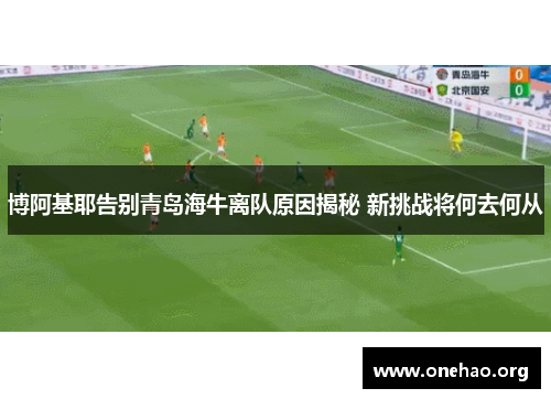 博阿基耶告别青岛海牛离队原因揭秘 新挑战将何去何从 博阿基耶告别青岛海牛离队原因揭秘 新挑战将何去何从