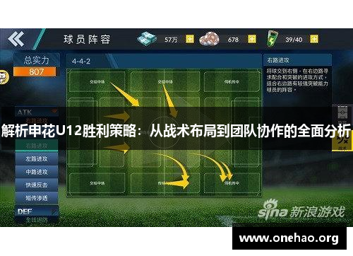 解析申花U12胜利策略:从战术布局到团队协作的全面分析 解析申花U12胜利策略:从战术布局到团队协作的全面分析